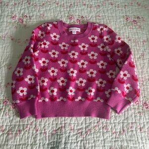 Design history floral sweater size 2T